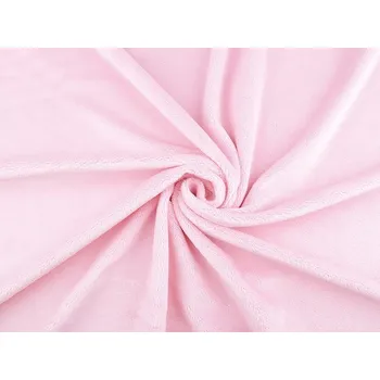 Minky hladké / jemný plyš, barva 2 (12-1310) růžová sv.