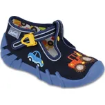Bačkůrky papučky botičky Befado Speedy 110P347 s bagrem a autíčkem velikost: 20