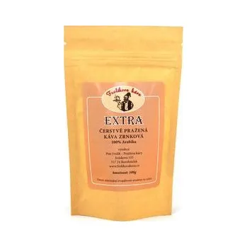 Frolíkova Extra káva 100g zrnková - Jedná se o 100% Arabiku ze Střední Ameriky a Asie..