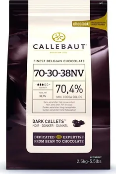Čokoláda Callebaut Hořká čokoláda 70,5 % 2,5 kg