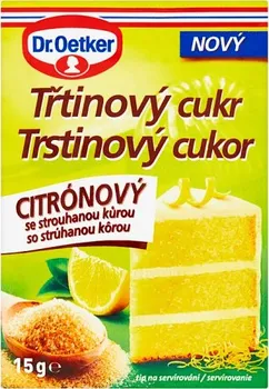 Dr. Oetker Třtinový citrónový cukr se strouhanou kůrou 15 g