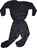 Tunturi Sauna oblek černý, XL