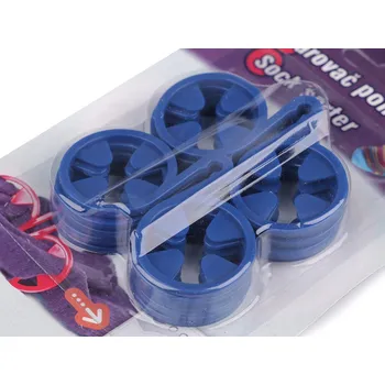 Párovač ponožek 40x60mm, barva 5 modrá