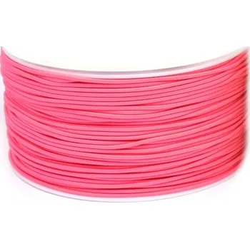 Pruženka klobouková Ø1,2mm NEONOVÉ BARVY, barva Růžová