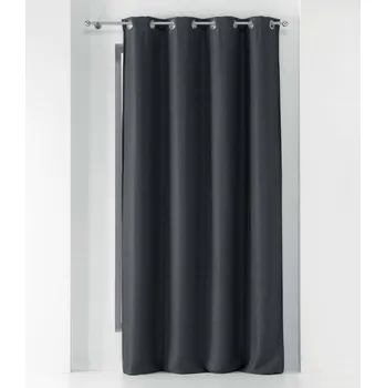 Douceur d'intérieur Zatěmnovací závěs TRAMINA, 135 x 240 cm, tmavě šedá barva