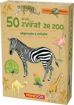 karetní hra Mindok Expedice příroda: 50 druhů zvířat ze Zoo