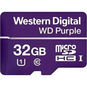 Paměťová karta WESTERN DIGITAL WD Purple microSDHC 32GB (WDD032G1P0C)