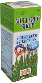 Dr. Müller Pharma Müllerův sirup s jitrocelem bez cukru