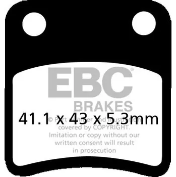 Auto-moto Brzdové destičky EBC SFA257/2