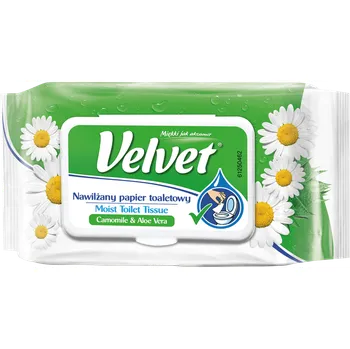 Veltie Vlhčený toaletní papír Heřmánek & Aloe Vera 42 ks