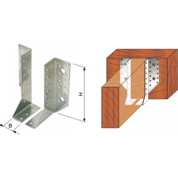 Tesařské kování Trámový nosník dělený | W-JH2-30150