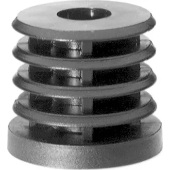 Vrut Záslepka kruhová se závitem černá - 32x1.5-2mm závit M8