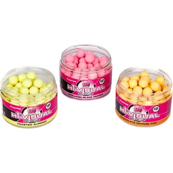 Boilies Mainline plovoucí boilies Hi-Visual Mini Pop-Ups 12mm Příchuť: Chocolate Orange Fizz (čokoláda-pomeranč)