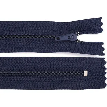 Galanterie Spirálový zip No 3 délka 50 cm pinlock, barva 330 modrá tmavá