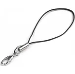 Poutko na výrobu přívěsků a klíčenek s karabinkou, barva 6 černá