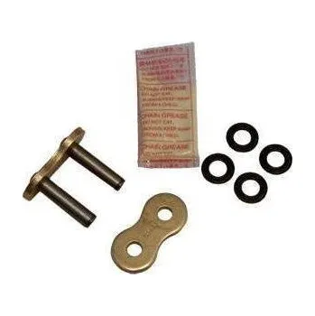 Řetězová sada pro motocykl Spojka řetězu DID 530 ZVMX zlatá, pevná (nýtovací)