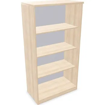 Policová skříň Kancelářská skříň - regál, v x š x h: 1545 x 800 x 445 mm, barva akácie