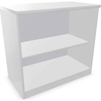 Policová skříň Kancelářská skříň - regál, v x š x h: 740 x 800 x 445 mm, barva světle šedá