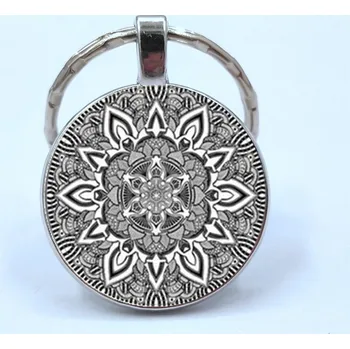 Duchovní literatura Přívěšek na klíče - Mandala černá