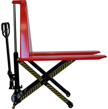 Paletový vozík Profesionální nůžkový paletový vozík, nosnost 1000 kg, zdvih 85-800 mm, kola polyuretan