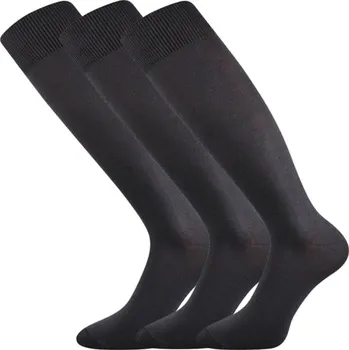 Zdravotní podkolenky 3 kusy v balení Lonka Hertz tmavě šedá Velikost: 35-38