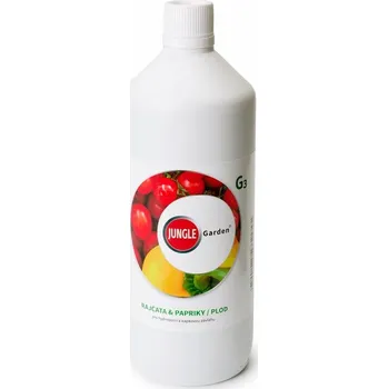 Hnojivo JUNGLE Garden G3 (RAJČATA | PAPRIKY / PLOD) 1L (JUNGLE Garden® je řada komplexních koncentrovaných dvousložkových hnojiv pro ideální růst i plod.)