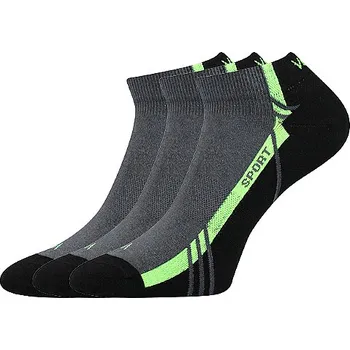 Pánské ponožky Ponožky VoXX 3 kusy v balení pinas tmavě šedá Velikost: 39-42