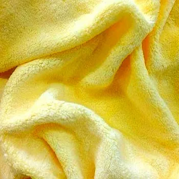 Prostěradlo Numberoplus Mikroplyšové prostěradlo 90x200 cm - Žlutá