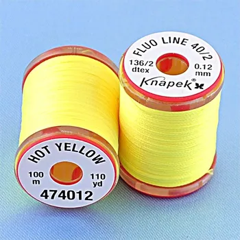 Knápek Fluo Line 40/2 Hot Yellow