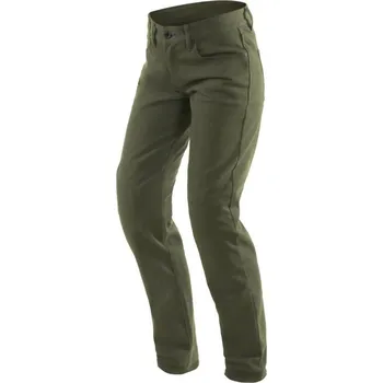 Moto oblečení Dainese Dainese CASUAL SLIM LADY dámské textilní kalhoty zelené vel.25 25