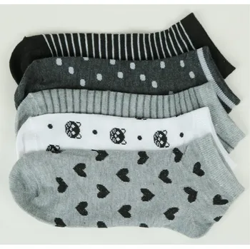 Dámské ponožky PESAIL Dámské kotníkové ponožky vzory 3 páry (sport) Velikost: 35 - 38