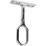 Walteco Držák ovalné šatní tyče 30x15mm s vrchním uchycením, průběžný, chrom