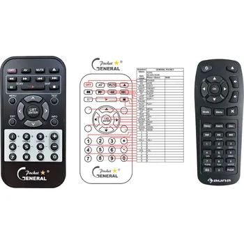 Dálkový ovladač General AUNA SILVERSTAR CD-FM - náhradní dálkový ovladač