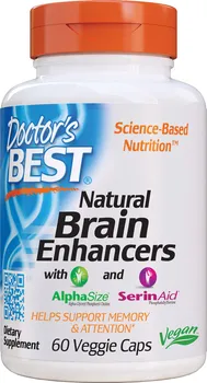 Přírodní produkt Doctor's Best Natural Brain Enhancers 60 cps.