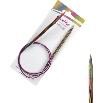 Jehlice KnitPro Symfonie kruhové fixní jehlice 6mm 80cm (KnitPro Symfonie kruhové jehlice 6mm 80cm)