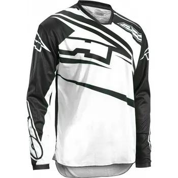 Moto dres SR černobílý KW - off-road dres AXO - XL