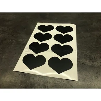 Samolepící dekorace Dekorace-steny.cz - Samolepky na kořenky - Srdce - 1159