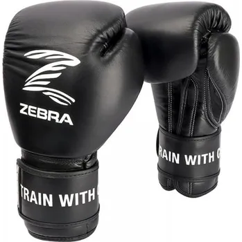 Boxerské rukavice BOXERSKÉ RUKAVICE ZEBRA PRO SIGNATURE VELCRO KŮŽE Velikost: 12oz