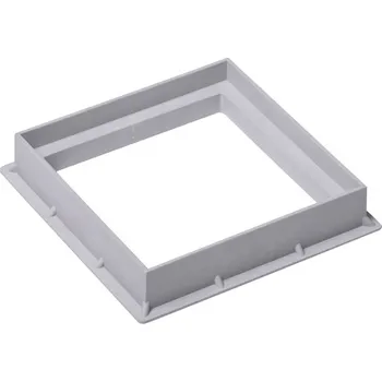 poklop Gutta plastový rám pro rošt nebo poklop 400x400mm šedá