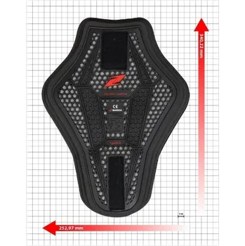 Motocyklový chránič hrudi a pátěře Chránič páteře ZANDONA 253x340mm ESATECH back insert 7203 LEVEL2 - Velikost UNI