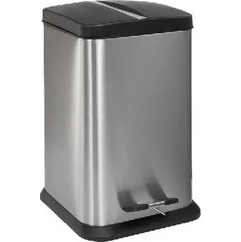 Odpadkový koš Sanela Nerezové koše - Odpadkový koš 12 l, nerez mat SLZN 79X