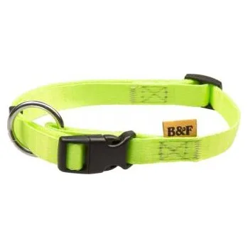 Obojek pro psa BafPet Obojek popruh NEON zelený 35-50 cm/15 mm