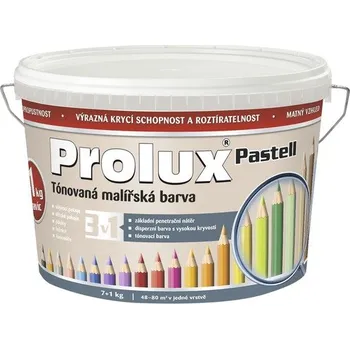 barva na zeď Barva na zeď Prolux Pastell tónovaná 0238 béžová muškátová 7 kg + 1 kg