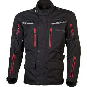 Moto bunda Pánská textilní motocyklová bunda Lookwell OUTBACK černá Velikost: XS