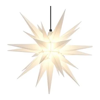 umělá květina Herrnhutská hvězda A7 - Ø cca 68 cm, bílá