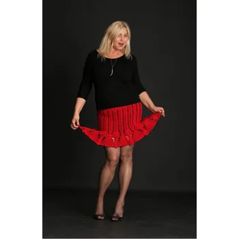 Galanterie Návod na háčkovanou sukni Bloody Mary (Háčkovaná sukně z merina)