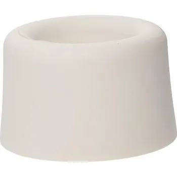 Walteco Dveřní zarážka, průměr 40x25mm, k našroubování, bílá