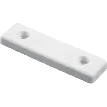 Stolová podnož Walteco Kluzák podnože 50x14x5mm, plast, bílý, 8 ks