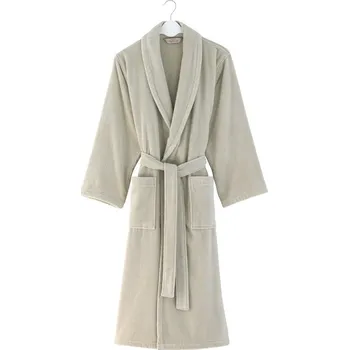 Dámské noční prádlo Unisex župan MICRO COTTON - Světle béžová, XXL, Soft Cotton