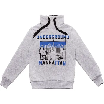 Chlapecký svetr WINKIKI CHLAPECKÁ MIKINA "MANHATTAN" Barva: černá, Velikost: 146